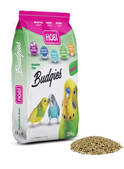Hobi M003 Muhabbet Kuşu Özel Üretici Yemi 20kg kuş sütü ürün görseli 1