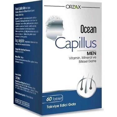Orzax Ocean Capillus Men 60 Tablet ürün görseli 1
