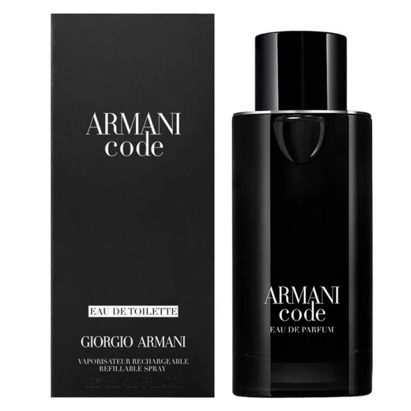 Giorgio Armani Code EDP 125 ml Refillable Erkek Parfümü - Resim 2
