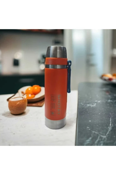 SHOTAY TRAVEL ÇELİK TERMOS MATARA 600 ML - Resim 3