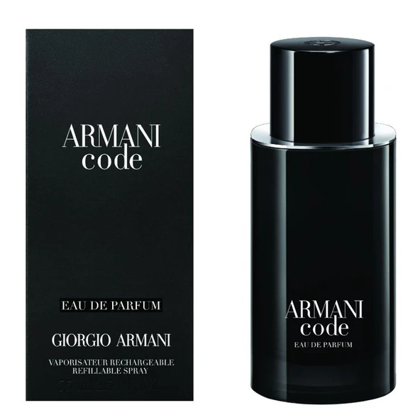 Giorgio Armani Code EDP 75 ml Refillable Erkek Parfümü - Resim 2
