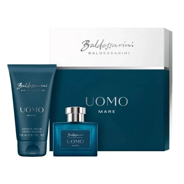 Baldessarini Uomo Mare EDT 50 ml + Shower Gel 150 ml Erkek Parfüm Seti ürün görseli 1