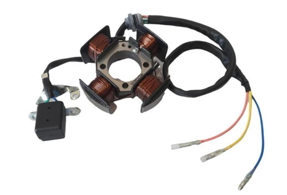 ASYA 125 CG STATÖR 4 LÜ BEZSİZ 32-89-31 mm 3D 3K ürün görseli 1