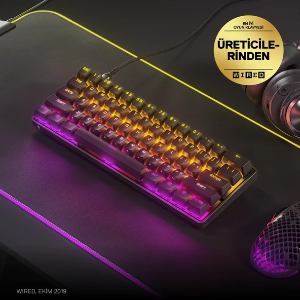 SteelSeries Apex 9 Mini Kablolu Mekanik Klavye İngilizce (US) - Resim 3