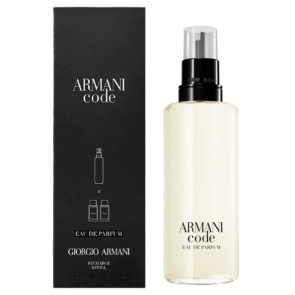 Giorgio Armani Code EDP 150 ml Refill Erkek Parfümü - Resim 2