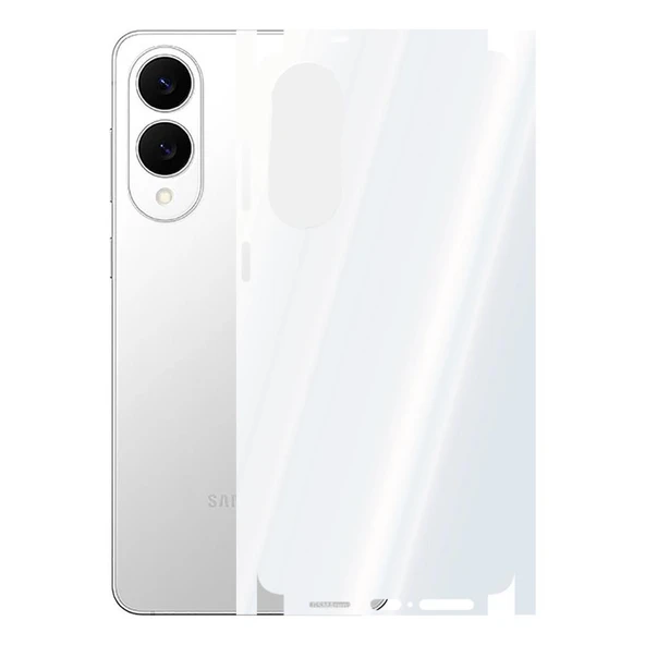 Samsung Galaxy S25 Edge ile Uyumlu 360 Arka Kaplama   Şeffaf ürün görseli 1