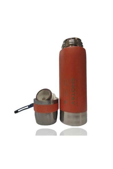 SHOTAY TRAVEL ÇELİK TERMOS MATARA 600 ML - Resim 7