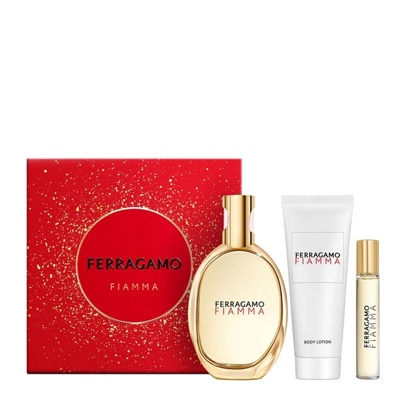 Salvatore Ferragamo Fiamma Perfume Eau De Parfum set ürün görseli 1