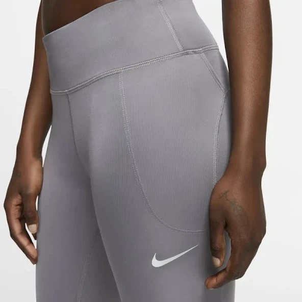 Nike Kadın Run Fast Gri Tayt (BV0038-056) ürün görseli 1