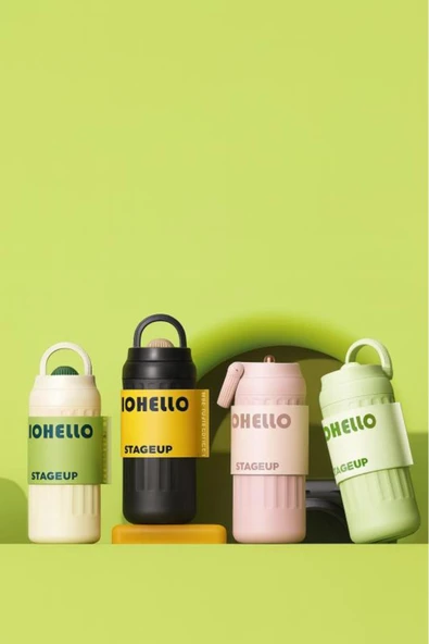 SHOTAY FASHİON ÇELİK TERMOS MATARA 460 ML - Resim 5