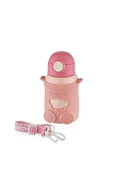 Shotay Happy Everyday Termos Matara 480 Ml. Pembe ST-8816 ürün görseli 1