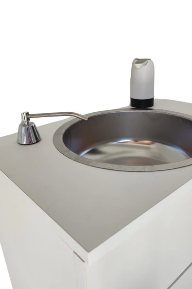 Seyyar Lavabo L20 Gri - Resim 8