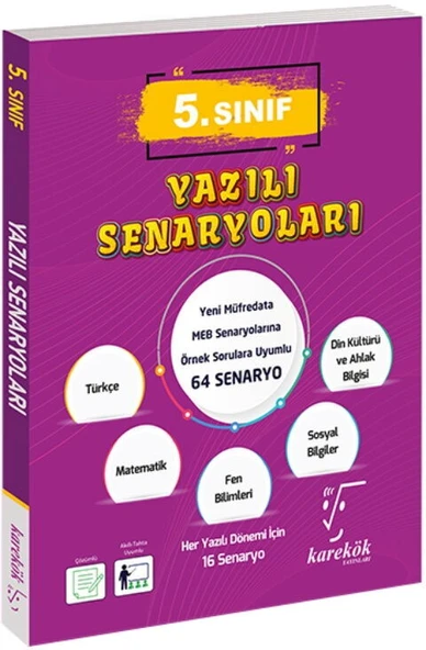 Karekök Yayınları 5. Sınıf Yazılı Senaryoları ürün görseli 1