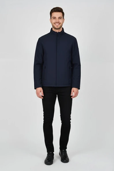 Erkek Hakim Yaka İçi Polarlı Spor Mont 99546 BGL-ST04879 ürün görseli 1