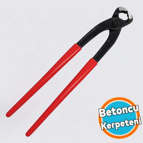 Profesyonel Betoncu Kerpeteni 280 mm İnşaat Demir Kesme Pense Dayanıklı Sıkıştırma El Aleti ürün görseli 1