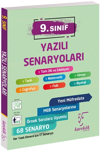 Karekök Yayınları 9. Sınıf Yazılı Senaryoları ürün görseli 1