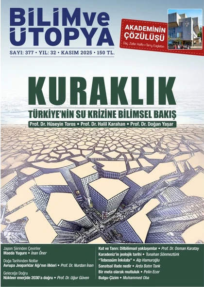 Bilim ve Ütopya Dergi 377.Sayı Kasım 2025 ürün görseli 1