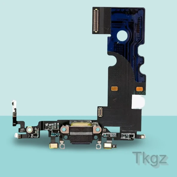 Apple İphone 8 Full Şarj Soketi Filmi FLEX Orjinal (SİYAH) ürün görseli 1