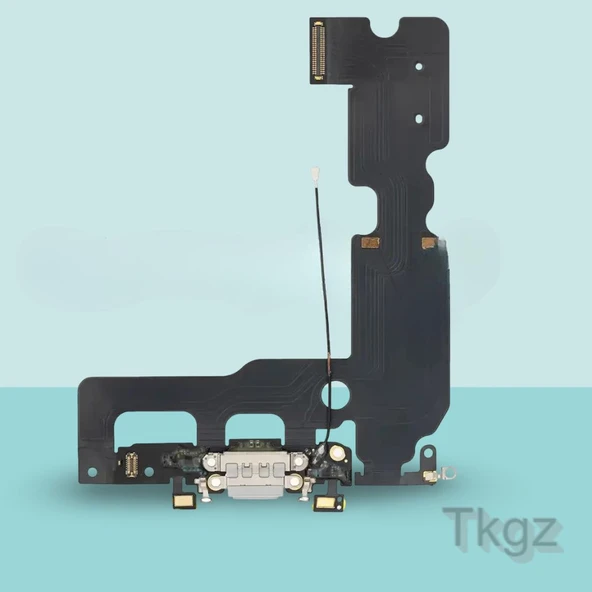 Apple İphone 7 PLUS Full Şarj Soketi Filmi FLEX Orjinal (GÜMÜŞ) ürün görseli 1