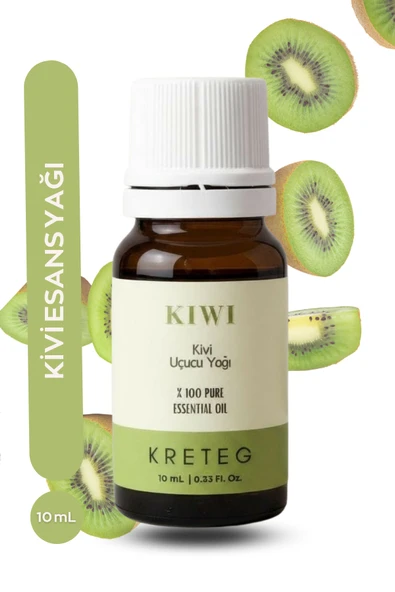kreteg Kivi Esansiyel 10 ml Uçucu Yağ Buhurdanlık Yağı Hava Nemlendirici Aroma Difizörü Kokusu Esans ürün görseli 1