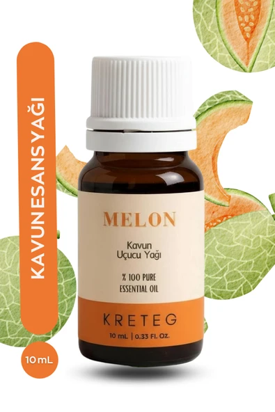 kreteg Kavun Esansiyel 10 ml Uçucu Yağ Buhurdanlık Yağı Hava Nemlendirici Aroma Difizörü Kokusu Esans ürün görseli 1