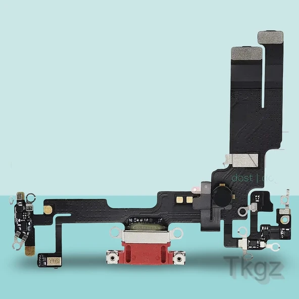 Apple İphone 14 Full Şarj Soketi Filmi FLEX Orjinal (KIRMIZI) ürün görseli 1