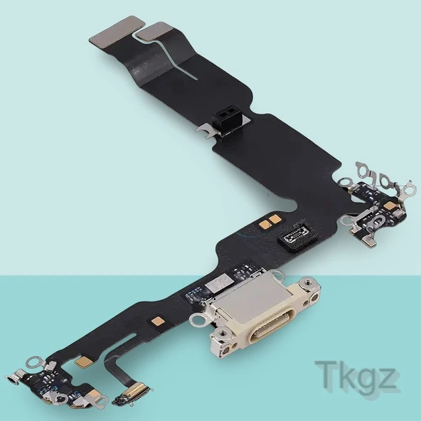Apple İphone 15 PLUS Full Şarj Soketi Filmi FLEX Orjinal (SARI) ürün görseli 1