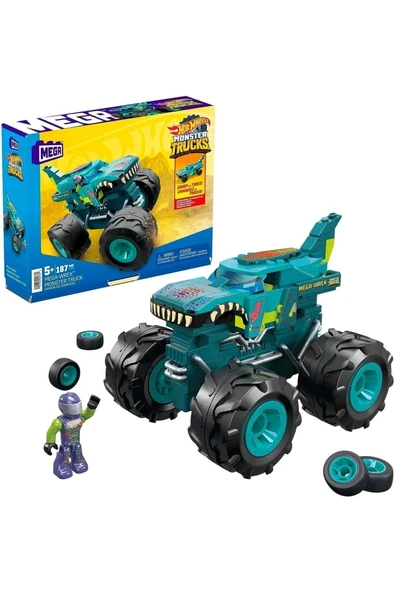 HOT WHEELS Hdj95 Mega, Hot Wheels Wrex Monster Truck, 187 Parça, +5 Yaş ürün görseli 1