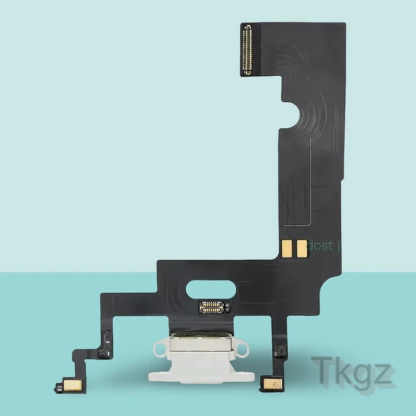 Apple İphone XR Full Şarj Soketi Filmi FLEX Orjinal (BEYAZ) ürün görseli 1