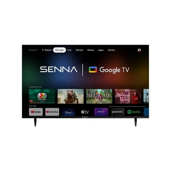 Senna SN50F950 50" 127 Ekran Uydu Alıcılı 4K Ultra HD Google Smart LED TV ürün görseli 1
