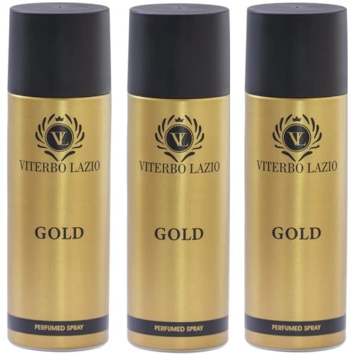 Viterbo Lazio Gold 3 X 200 Ml Erkek Deodorant ürün görseli 1