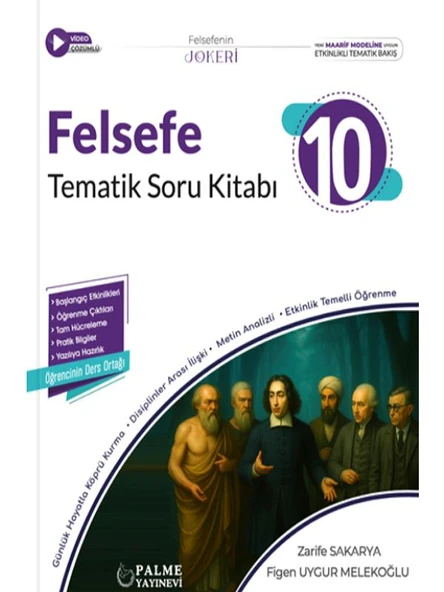 PALME 10.SINIF JOKER FELSEFE SORU KİTABI TEMATİK *YENİ* ürün görseli 1