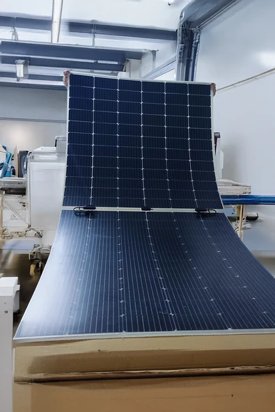 450W Monokristal Halfcut Flexible - Esnek Panel - Resim 6