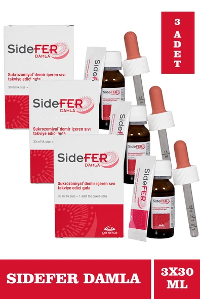 Sidefer Damla 30 ml 3 Adet ürün görseli 1