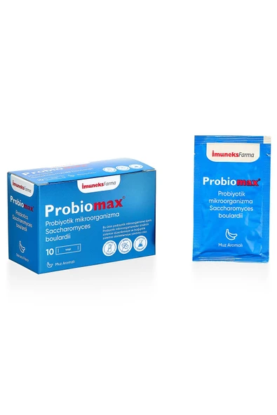 Imuneks Farma Probiomax ® Probiyotik mikroorganizma İçeren Saşe Takviye Edici Gıda 10 Saşe 2x 2 Adet ürün görseli 1