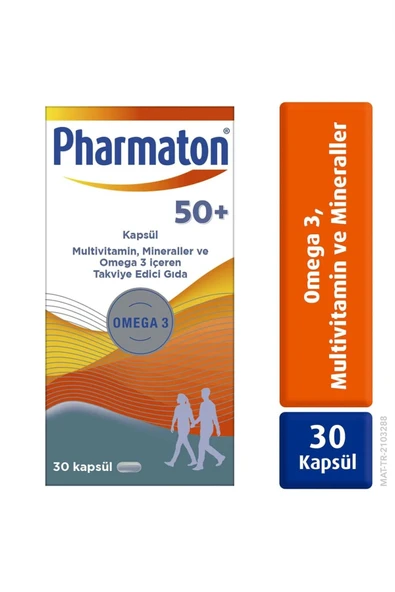 Pharmaton 50 Plus 30 Kapsül ürün görseli 1