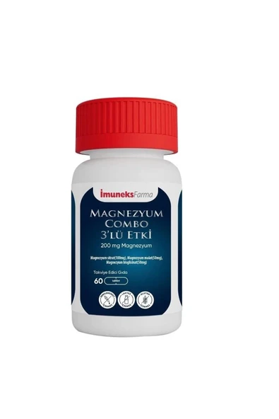 Imuneks Farma Magnezyum Combo 3’lü Etki 60 Tablet ürün görseli 1