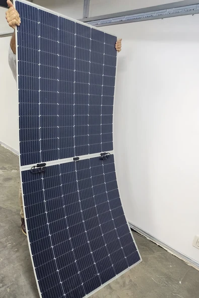 450W Monokristal Halfcut Flexible - Esnek Panel - Resim 8