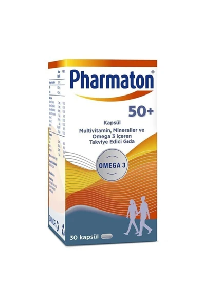 Pharmaton 50 Plus 30 Kapsül Omega-3 ürün görseli 1