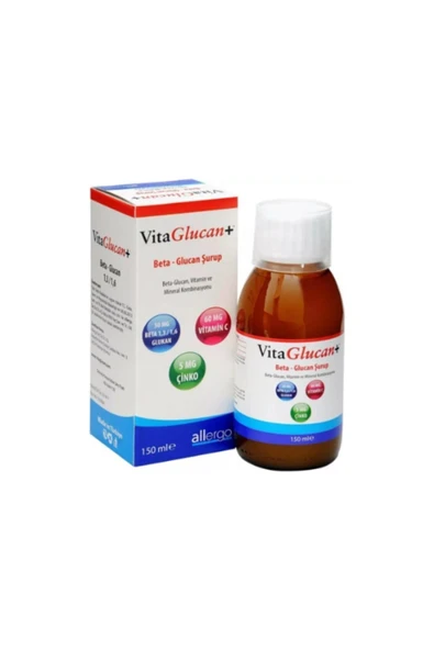 Allergo Vitaglucan Beta-glucan Vitamin Şurup 150 Ml ürün görseli 1