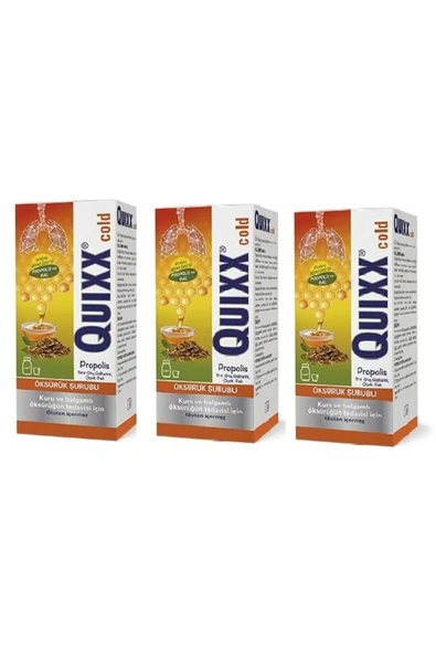 QUIXX Cold Propolis Şurup 100 ml 3 Adet ürün görseli 1