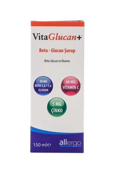 Allergo Vitaglucan Beta-glucan Vitamin Şurup 150 Ml ürün görseli 1
