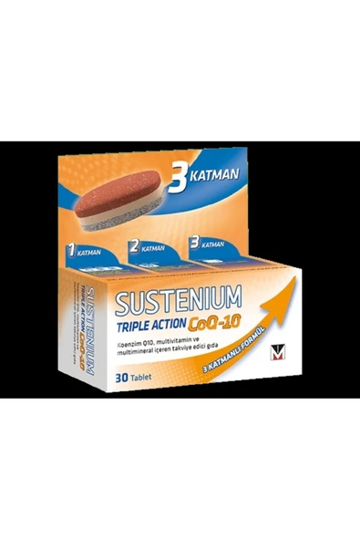 Sustenium Triple Action Coq-10 30 Tablet 8699832010152 ürün görseli 1
