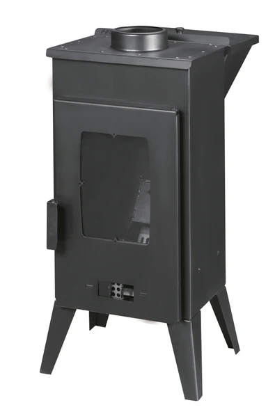 İKİZSOBA Geniş Camlı Pelet Şömine Sobası - 5 kW, Ayarlanabilir Isı Teknolojisi ürün görseli 1