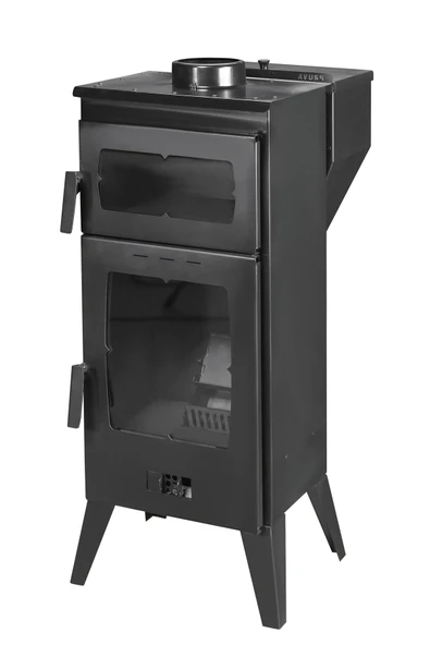 İKİZSOBA Geniş Camlı Pelet Şömine Sobası - 6 kW, Fırınlı, Ayarlanabilir Isı Teknolojisi ürün görseli 1