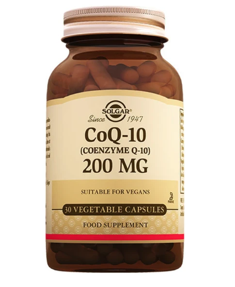 Solgar CoQ-10 200 mg 30 Kapsül ürün görseli 1