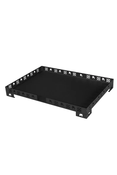 İKİZSOBA Soba Altlığı Saç Tabla 75x75 CM Siyah ürün görseli 1