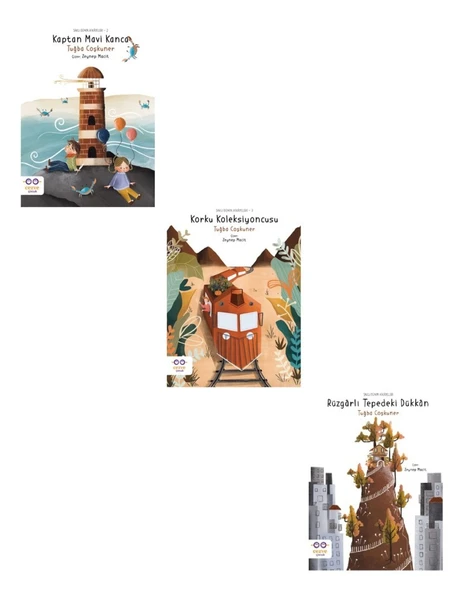 Saklı Dünya Hikayeleri 3 Kitap (Rüzgarlı Tepedeki Dükkan + Kaptan Mavi Kanca + Korku Koleksiyoncusu) ürün görseli 1
