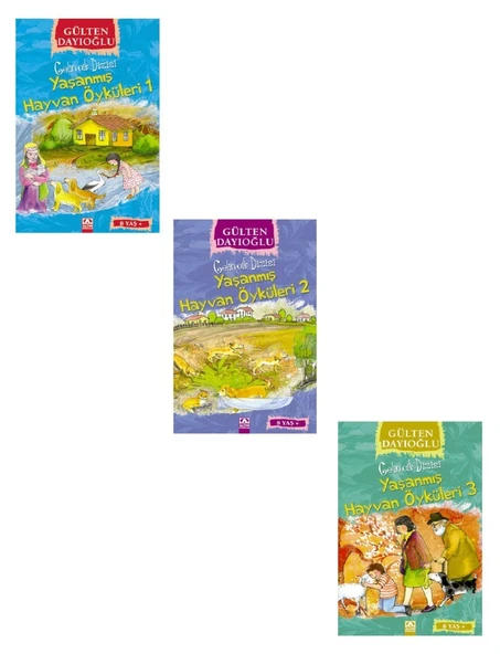 Gülten Dayıoğlu Gelincik Yaşanmış Hayvan Öyküleri (3 Kitap) ürün görseli 1
