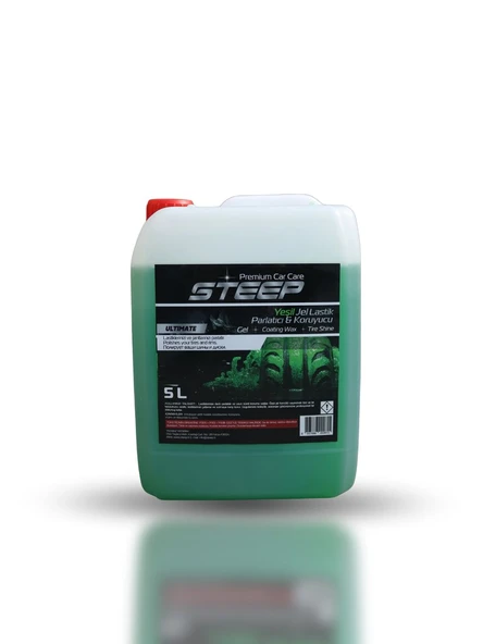 STEEP Ultimate Jel Lastik Parlatıcı Yeşil 5 Lt ürün görseli 1